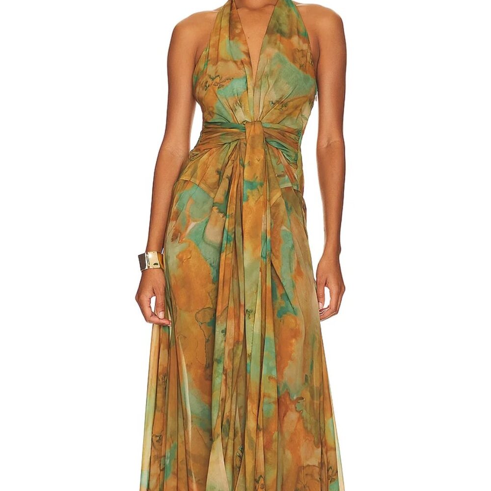 Ronny Kobo watercolor Dress